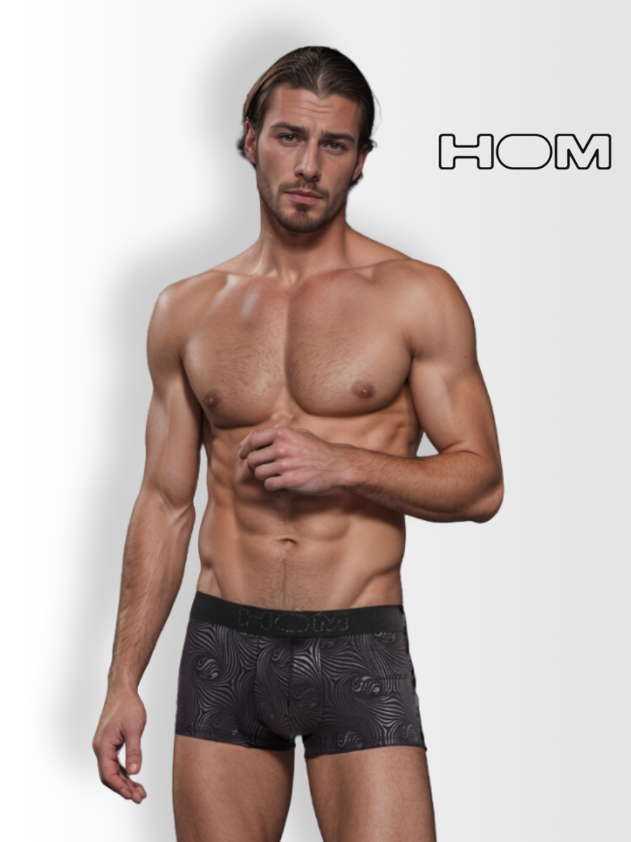 

Трусы мужские Hom 402749 черные M, Черный, 402749