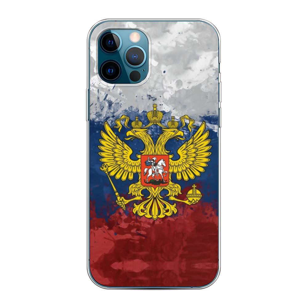 фото Силиконовый чехол "рф" на apple iphone 12 pro awog