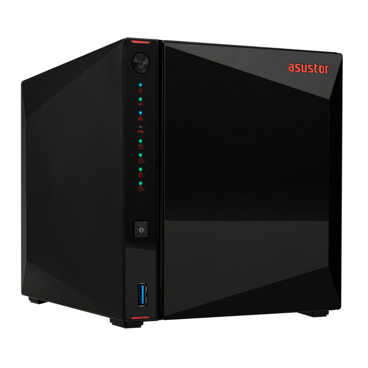

Сетевое хранилище данных ASUSTOR AS5404T черный (90IX01R1-BW3S40), AS5404T