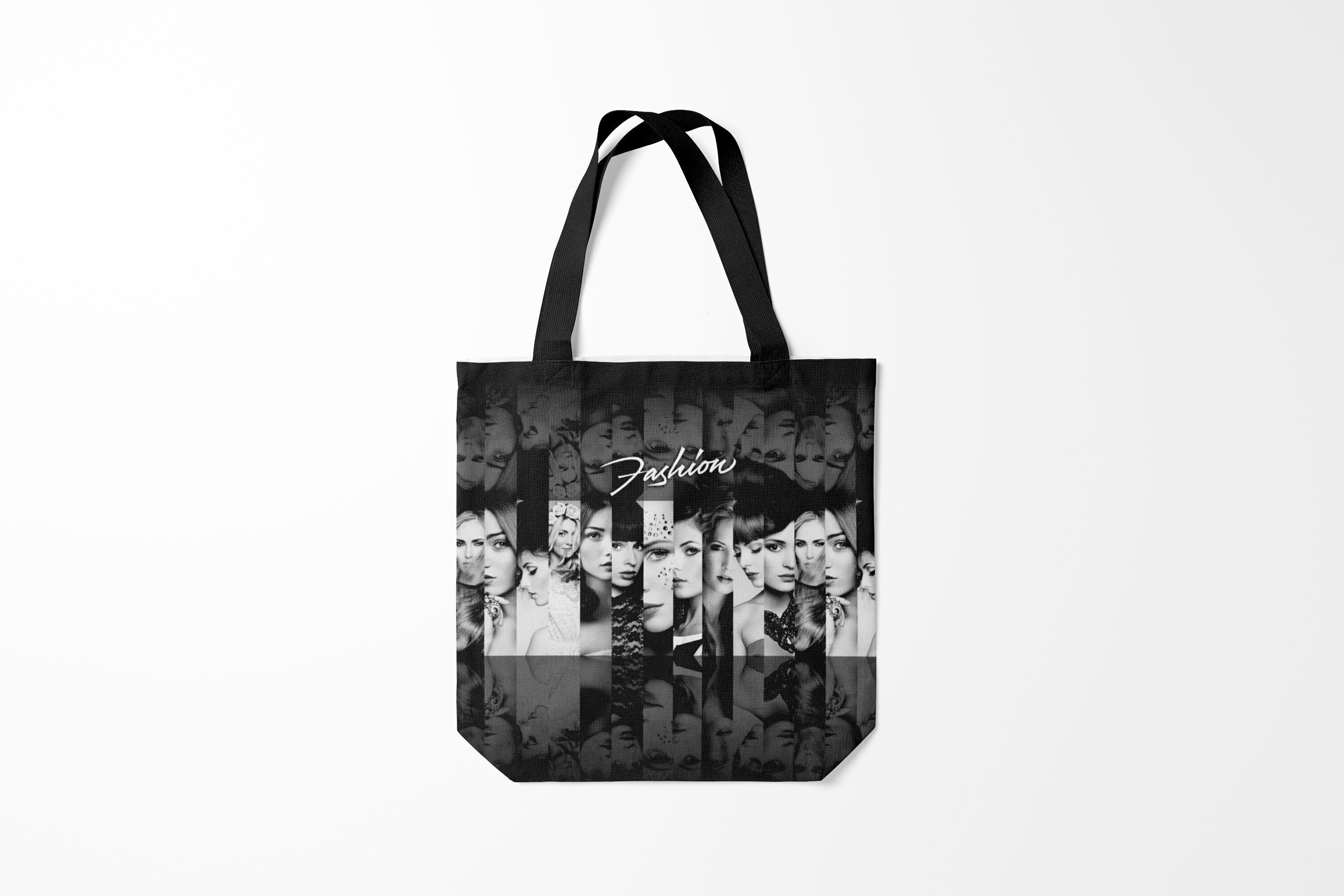 

Сумка шoппер унисекс Burnettie Красивые рисунки Fashion, черный; белый, Красивые рисунки Fashion