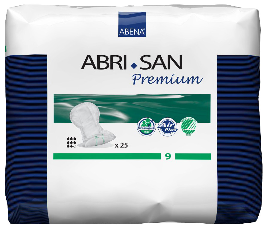 Купить Урологические прокладки Abena Abri-San 9 Premium тяжелая степень недержания 25 шт.