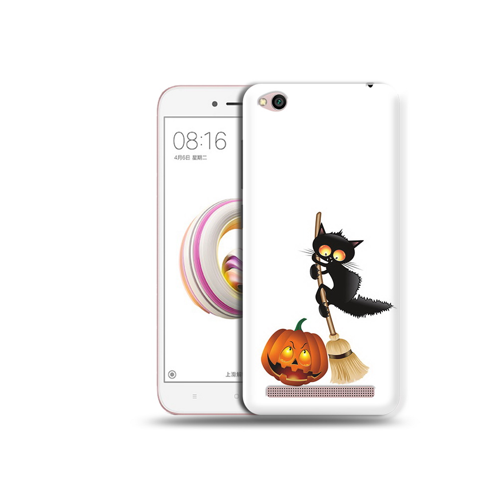 

Чехол MyPads Tocco для Xiaomi Redmi 5A хэлуинский котик (PT227197.319.667), Прозрачный, Tocco