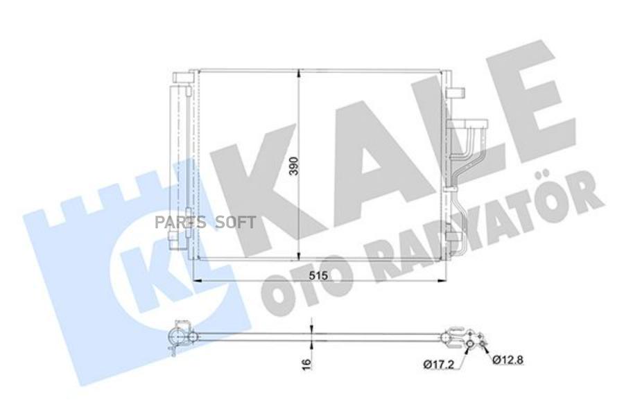 

KALE Радиатор кондиционера KALE 345420