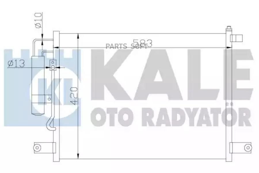 

KALE Радиатор кондиционера CHEVROLET AVEO KALOS- DAEWOO KALOS KALE 377000