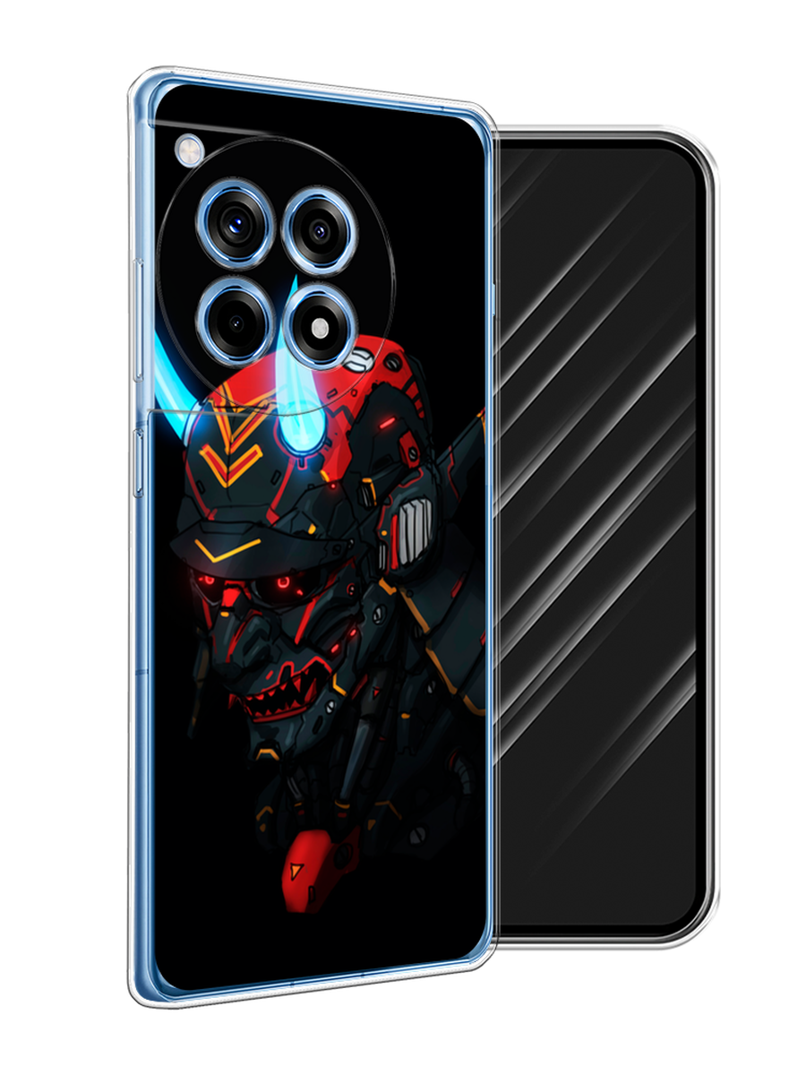 

Чехол Awog на OnePlus 12R "Неоновый самурай", Черный;красный;голубой, 154650-1