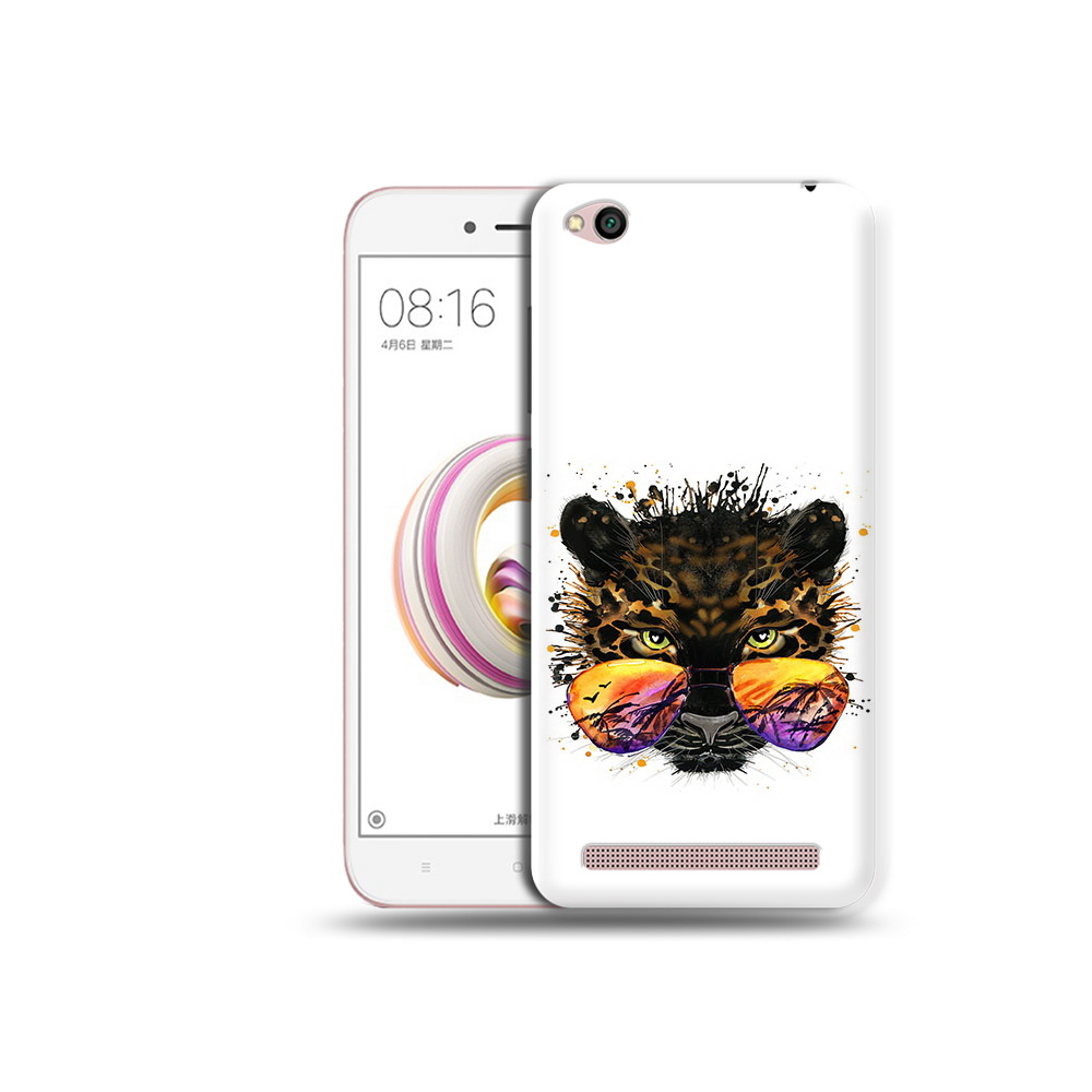 Чехол MyPads Tocco для Xiaomi Redmi 5A тропический леопард (PT227197.319.649)