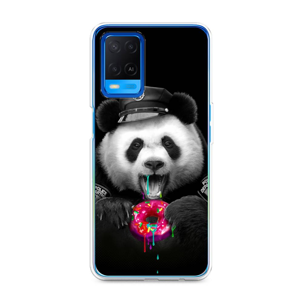 

Чехол Awog на Oppo A54 "Панда police", Разноцветный, 256150-2
