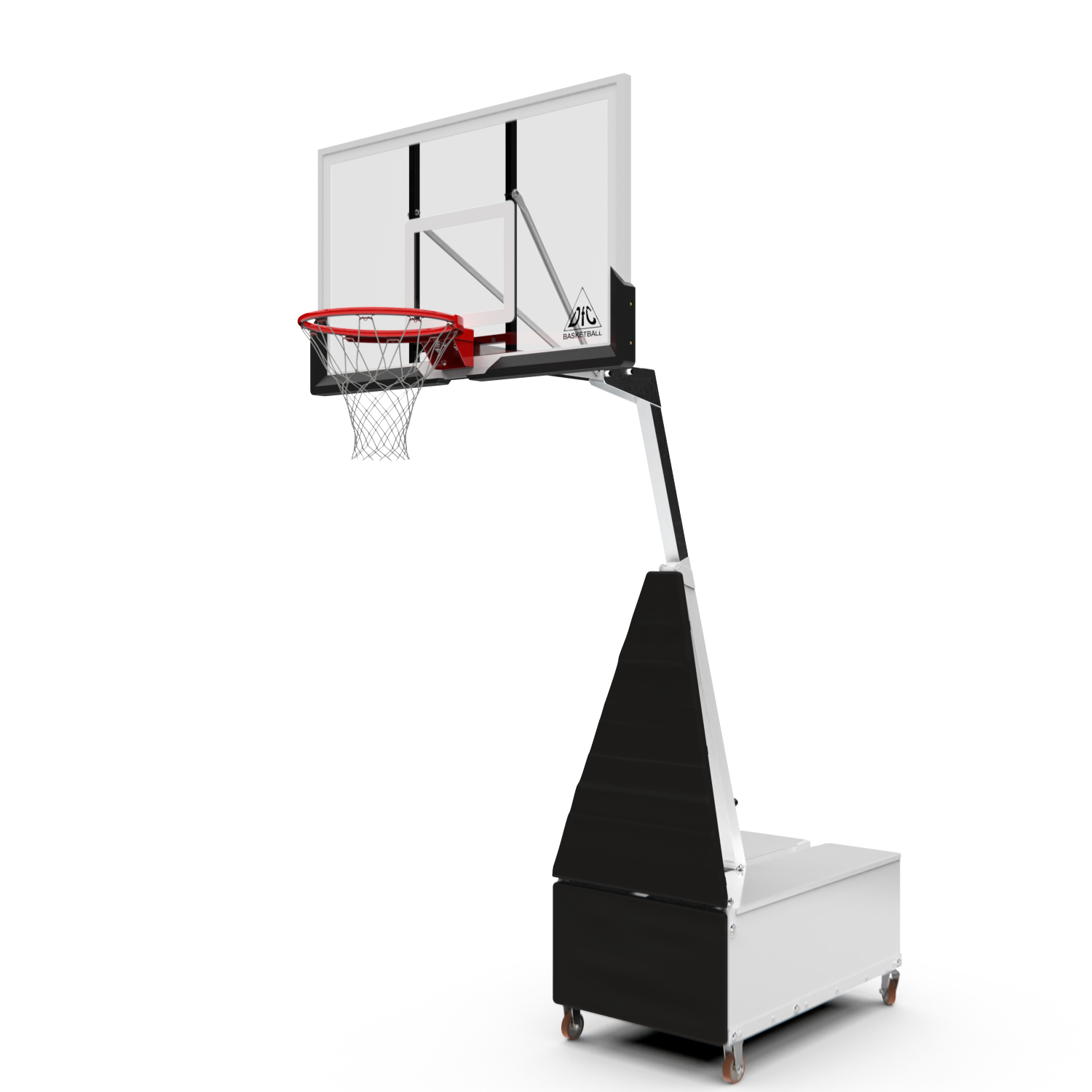 фото Баскетбольная мобильная стойка dfc stand50sg 127x80cm поликарбонат (3кор)