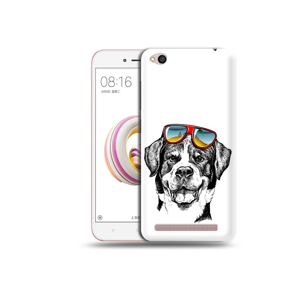 

Чехол MyPads Tocco для Xiaomi Redmi 5A счастливая собака (PT227197.319.631), Прозрачный, Tocco