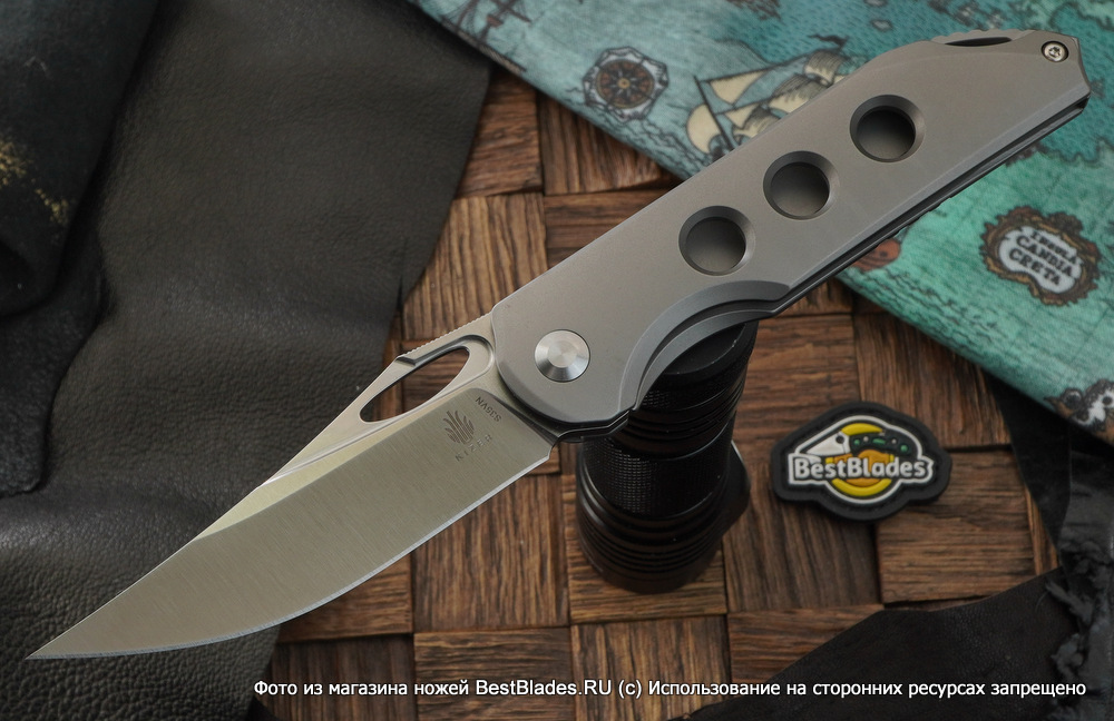 

Складной нож Kizer Knives Assassin сталь S35VN, титан , фронт флиппер, Серый, Assassin