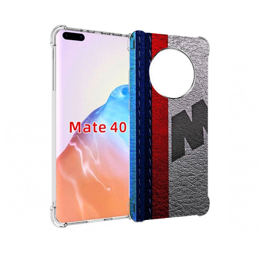 

Чехол MyPads Tocco для Huawei Mate 40 бмв М мужской, Прозрачный, Tocco