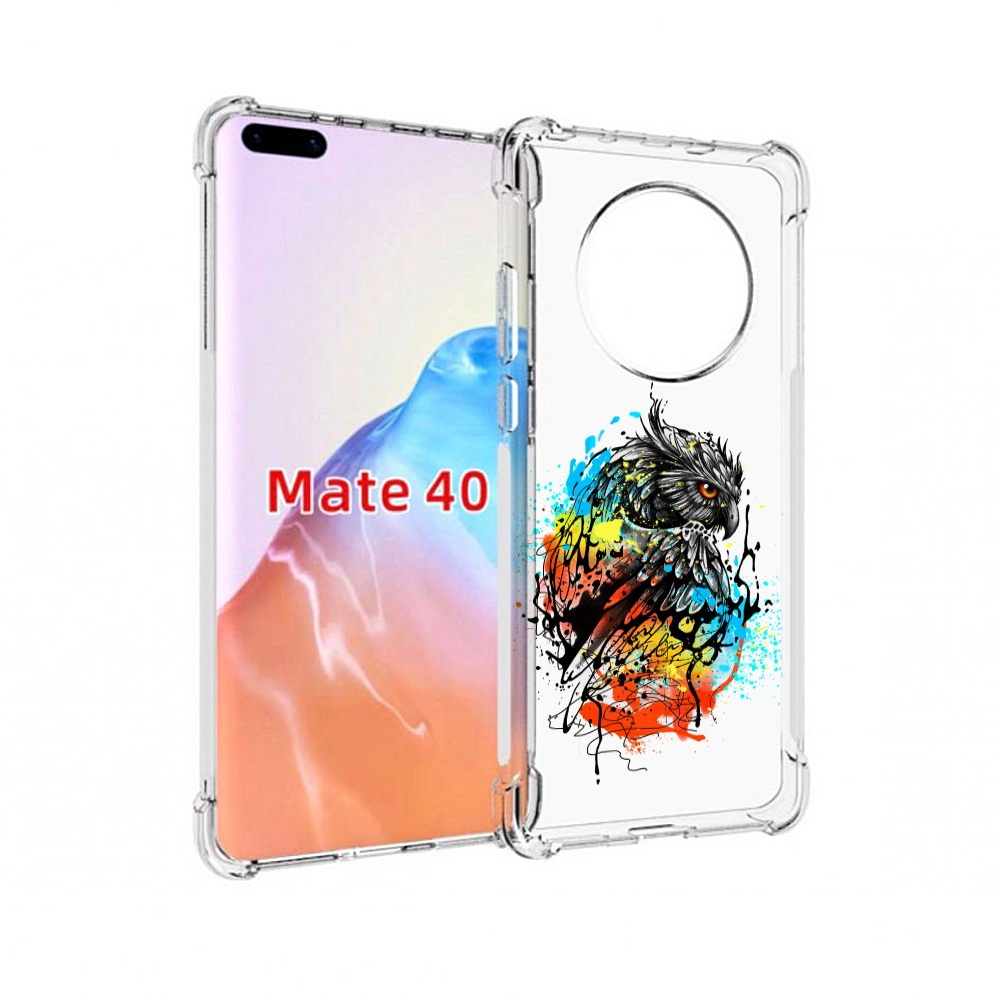 

Чехол MyPads Tocco для Huawei Mate 40 Творческая сова, Прозрачный, Tocco