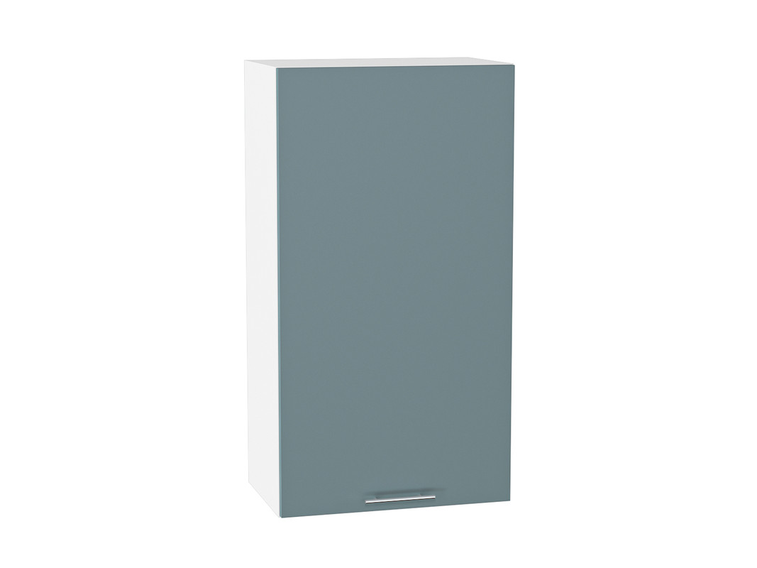 

Навесной шкаф 509 с 1-ой дверцей МС Валерия Сурская мебель МДФ цвет Белый/Лагуна софт Ф30Н, Белый;зеленый, Валерия
