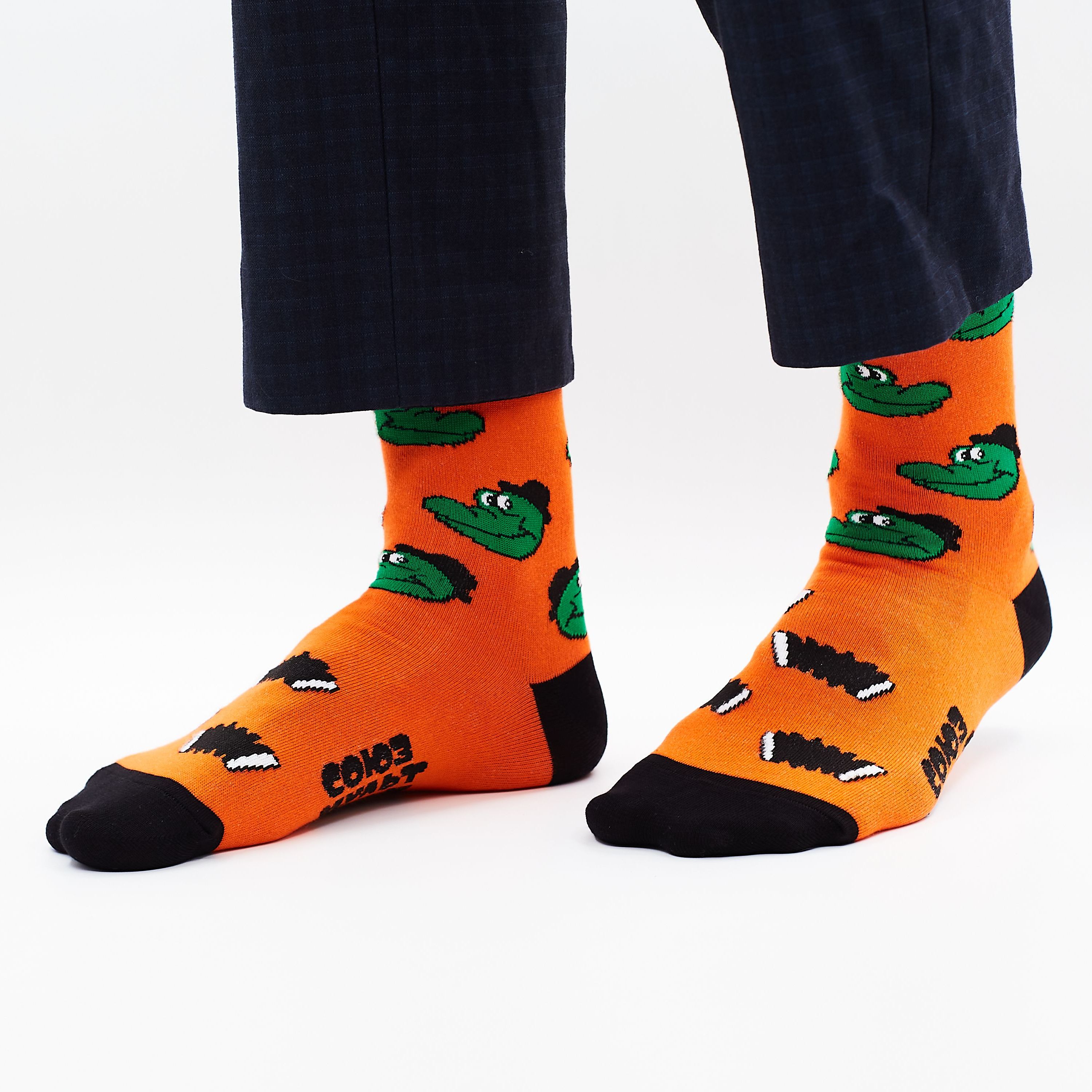 

Носки мужские St. Friday Socks smf-1137-12 оранжевые, Оранжевый, smf-1137-12