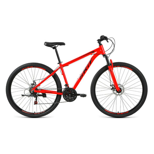 фото Велосипед skif 29 disc (2021), горный (взрослый), рама 17", колеса 29", красный/черный, 14