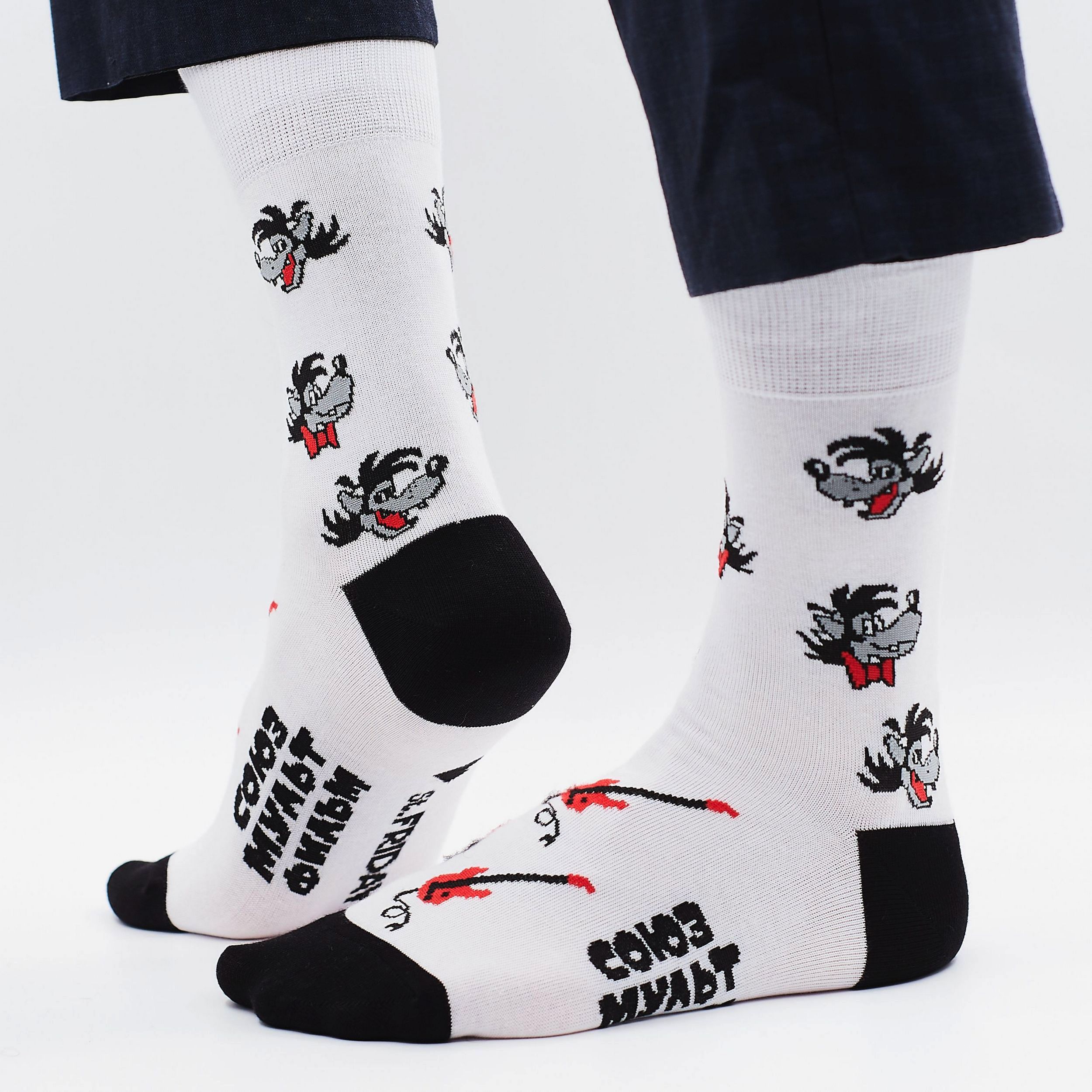 

Носки мужские St. Friday Socks smf-1135-02 белые, Белый, smf-1135-02