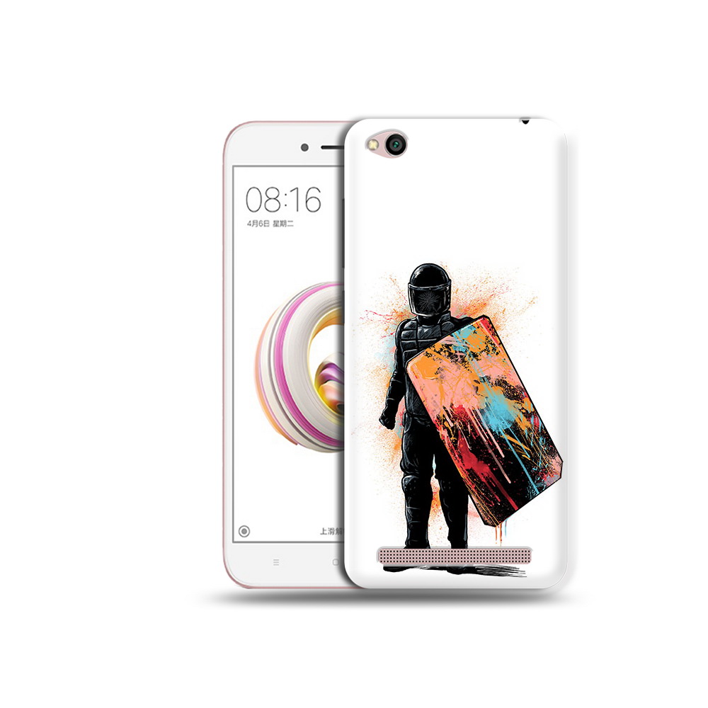 

Чехол MyPads Tocco для Xiaomi Redmi 5A солдат с красочным щитом (PT227197.319.614), Прозрачный, Tocco