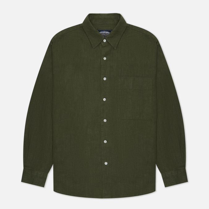 

Мужская рубашка FrizmWORKS Linen Relaxed оливковый, Размер XL, Хаки, Linen Relaxed