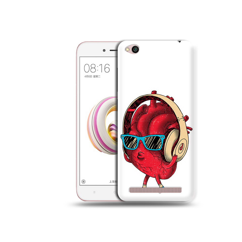 

Чехол MyPads Tocco для Xiaomi Redmi 5A слушай сердце (PT227197.319.609), Прозрачный, Tocco