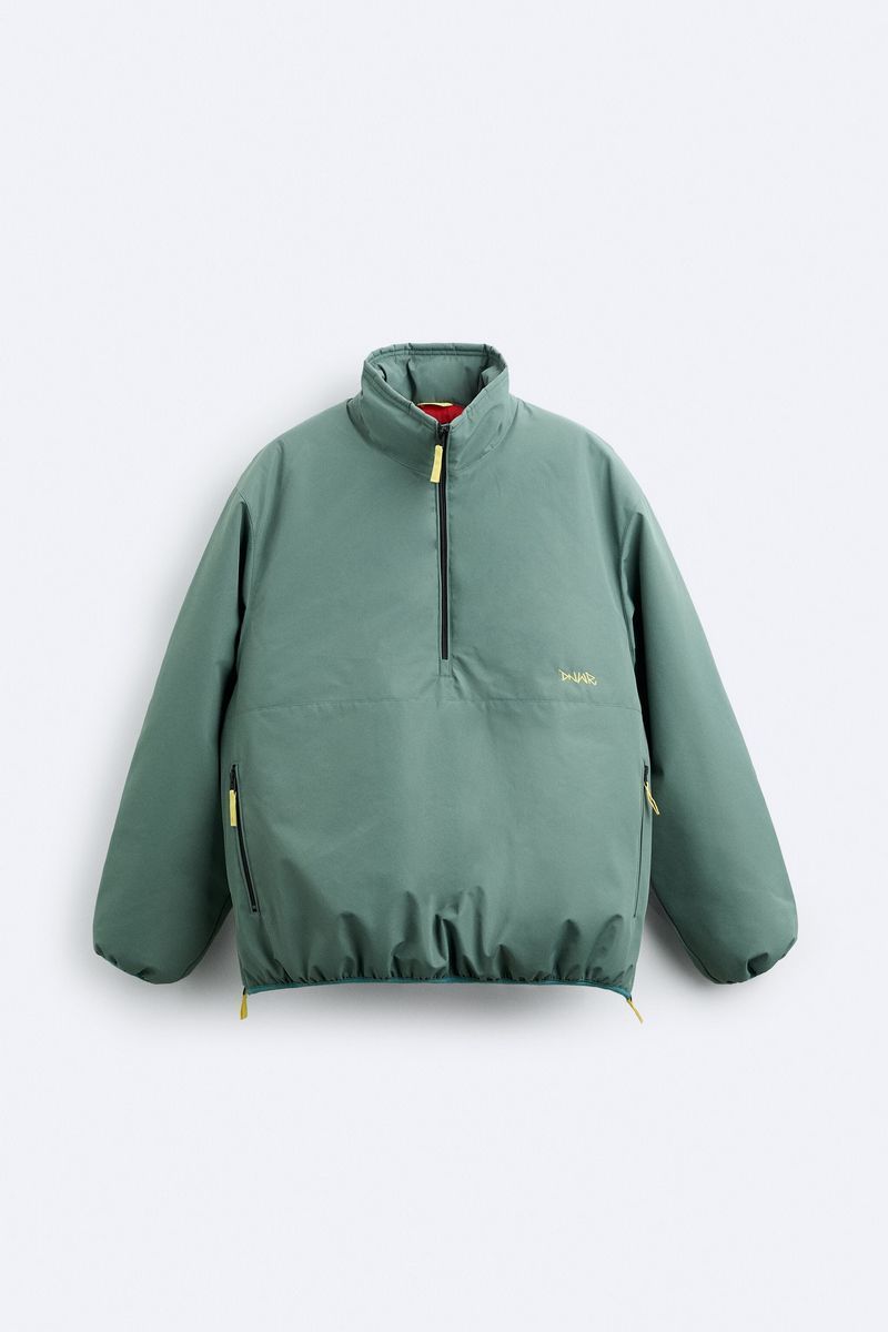 

Анорак мужской ZARA 00155401 зеленый S/M, 00155401