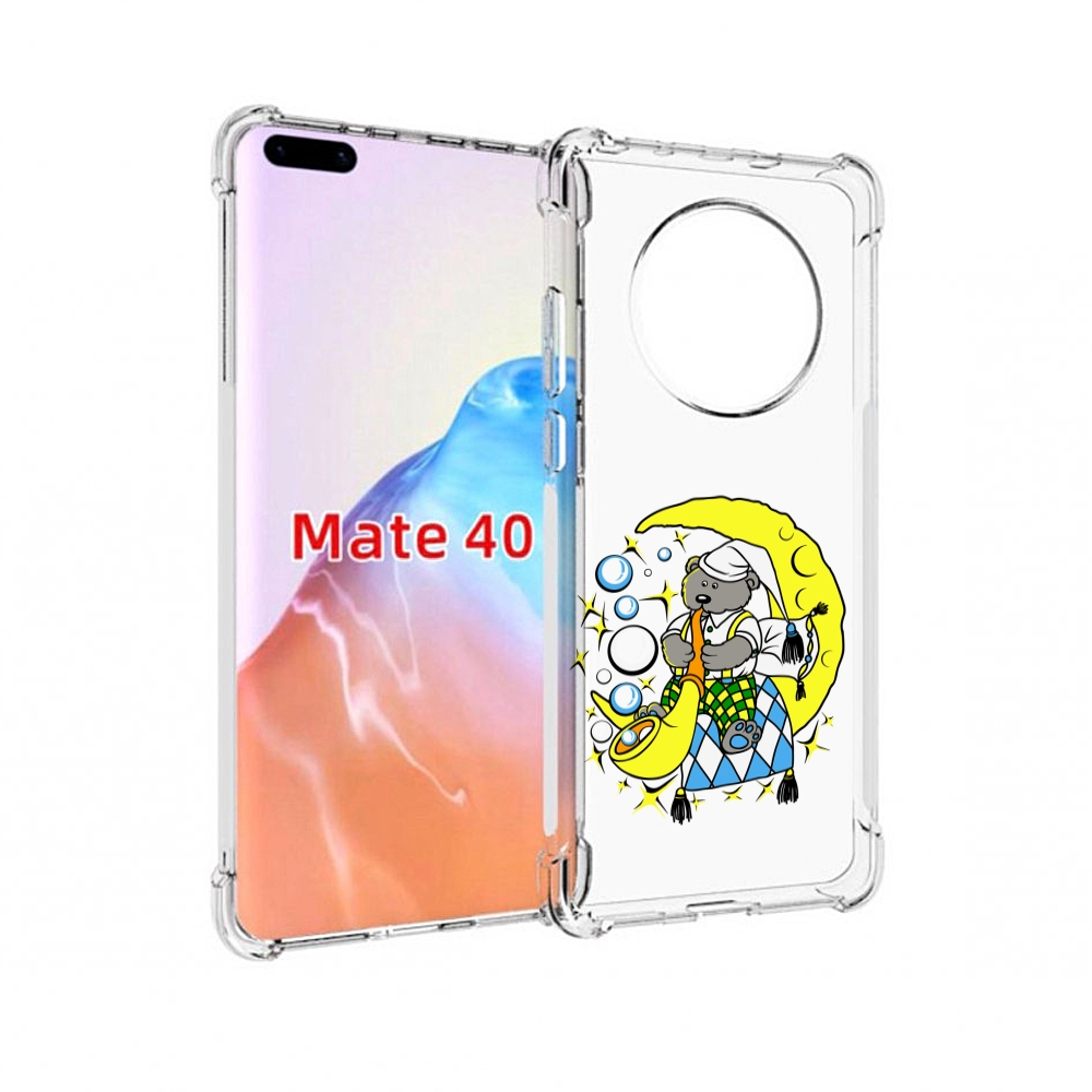 

Чехол MyPads Tocco для Huawei Mate 40 Сырная луна, Прозрачный, Tocco