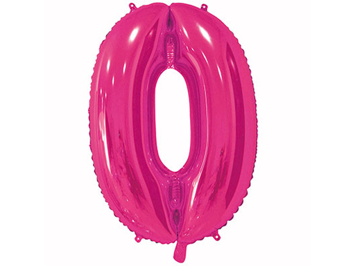 

1207-3687 Шар К ЦИФРА 0 26" Fuchsia (цена за 1 шт.)