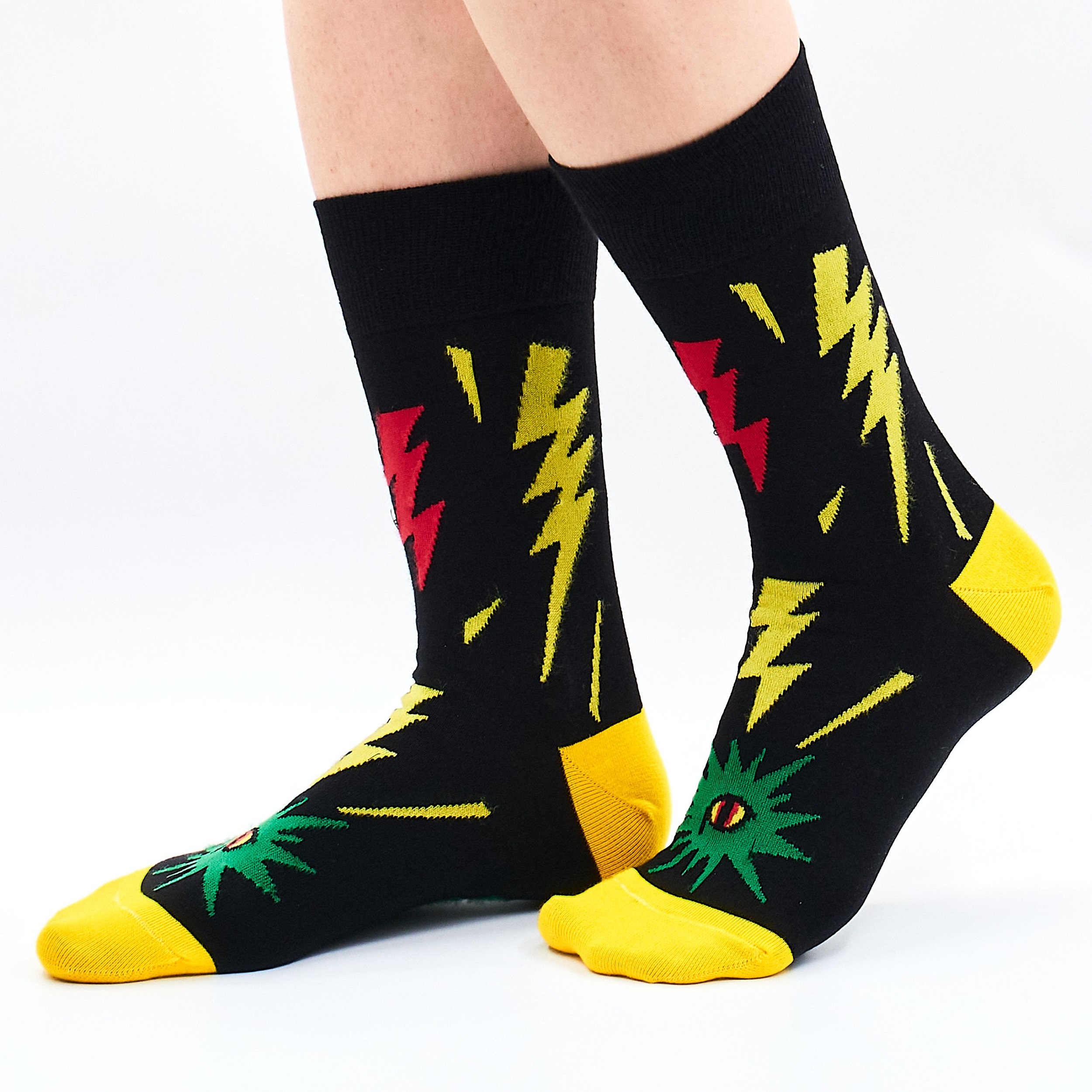 

Носки мужские St. Friday Socks mtn-1145-19 черные, Желтый;черный, mtn-1145-19