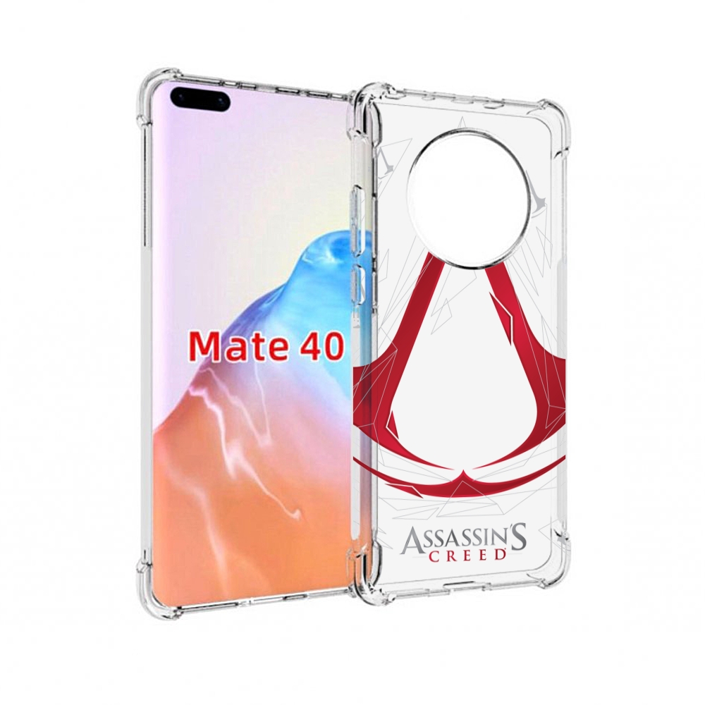 

Чехол MyPads Tocco для Huawei Mate 40 ассасин-крид-знак, Прозрачный, Tocco
