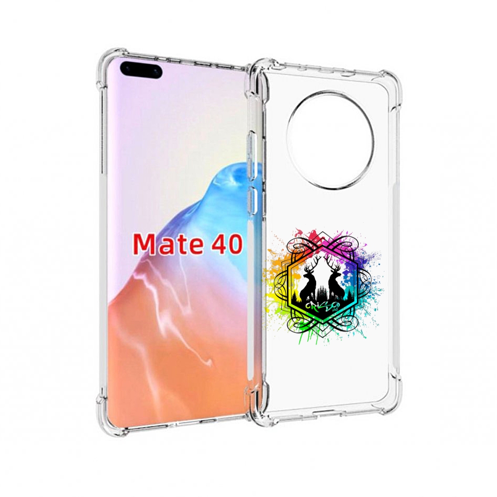 

Чехол MyPads Tocco для Huawei Mate 40 арт-с-оленями, Прозрачный, Tocco