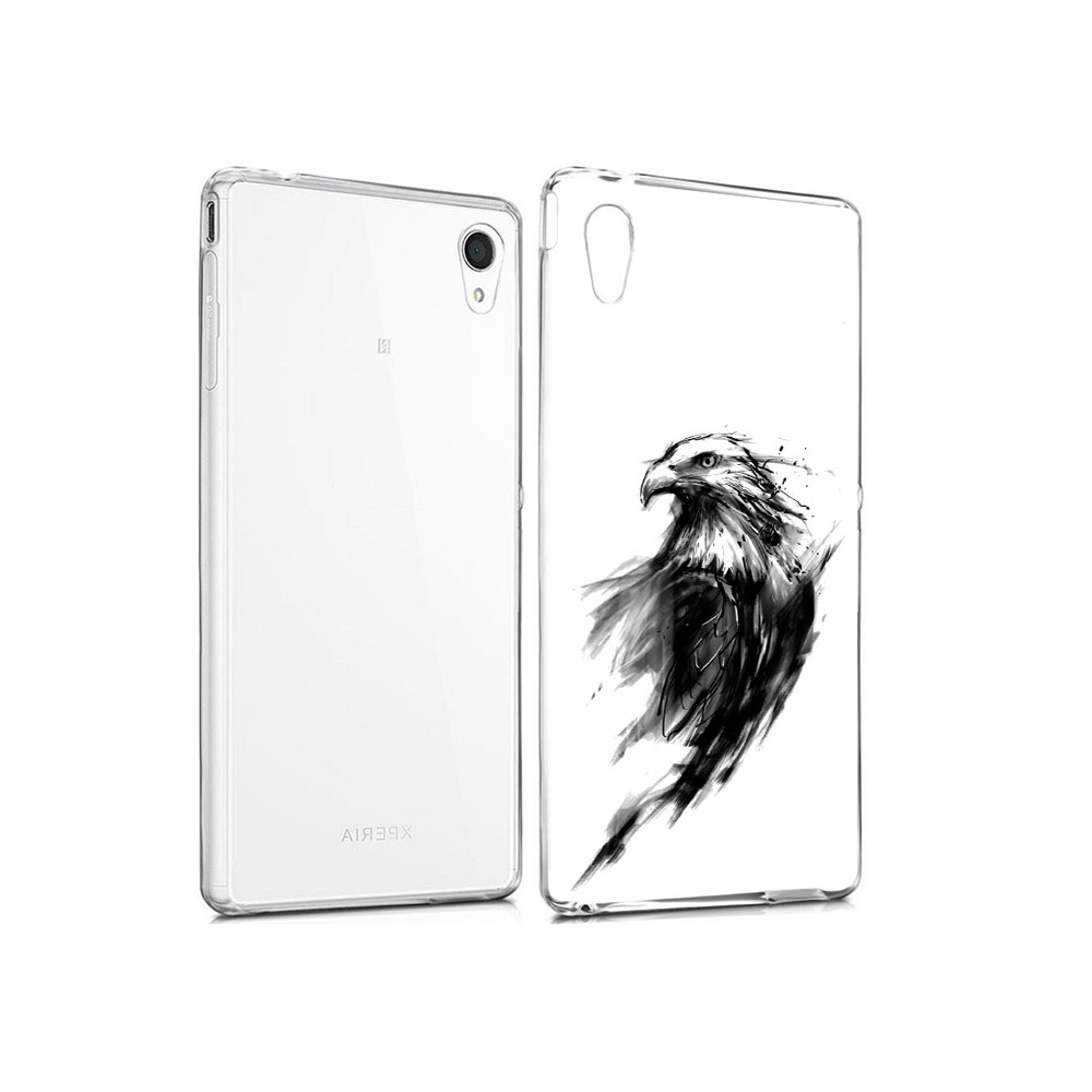 

Чехол MyPads Tocco для Sony Xperia M4 Aqua чб птица (PT41841.249.670), Прозрачный, Tocco