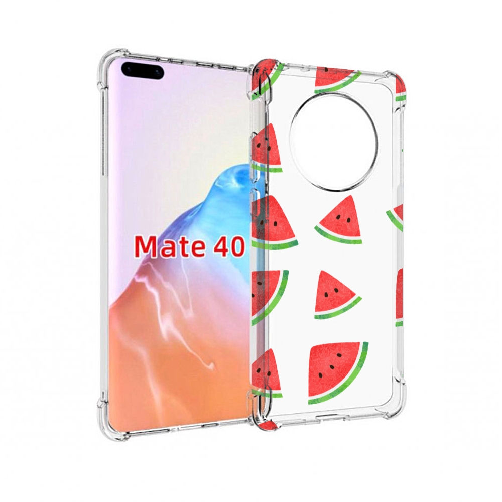 

Чехол MyPads Tocco для Huawei Mate 40 арбузики, Прозрачный, Tocco