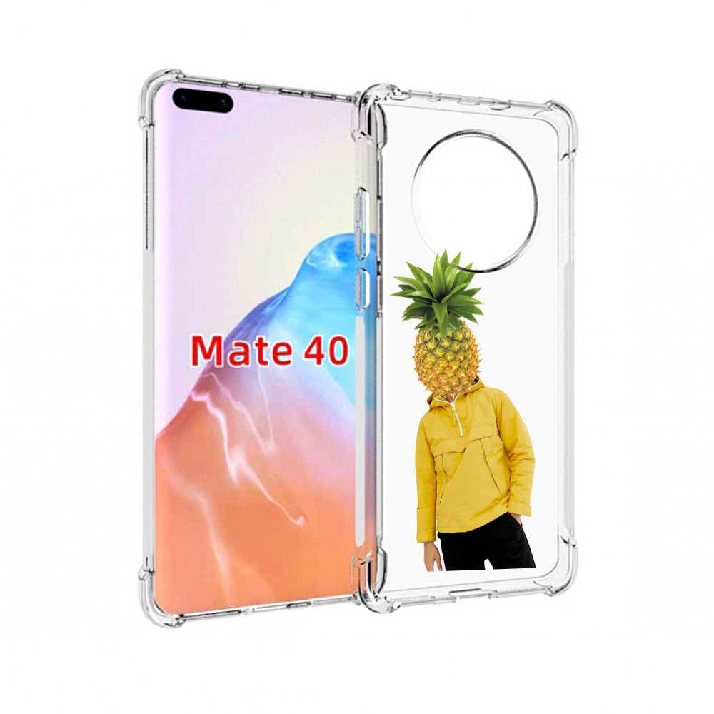 

Чехол MyPads Tocco для Huawei Mate 40 ананасовая-голова, Прозрачный, Tocco