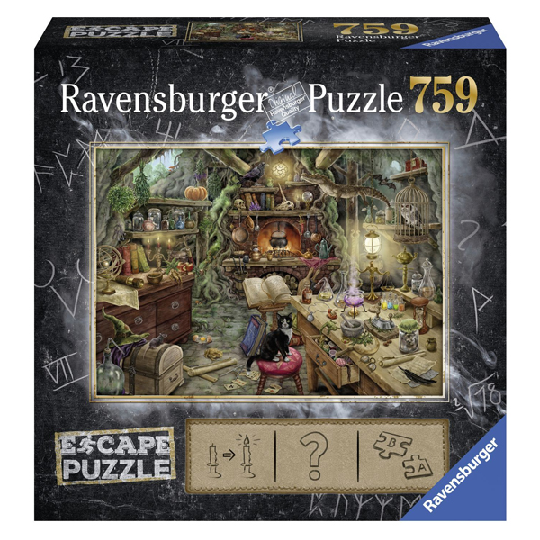 фото Пазл-квест ravensburger кухня ведьм, 759 эл.