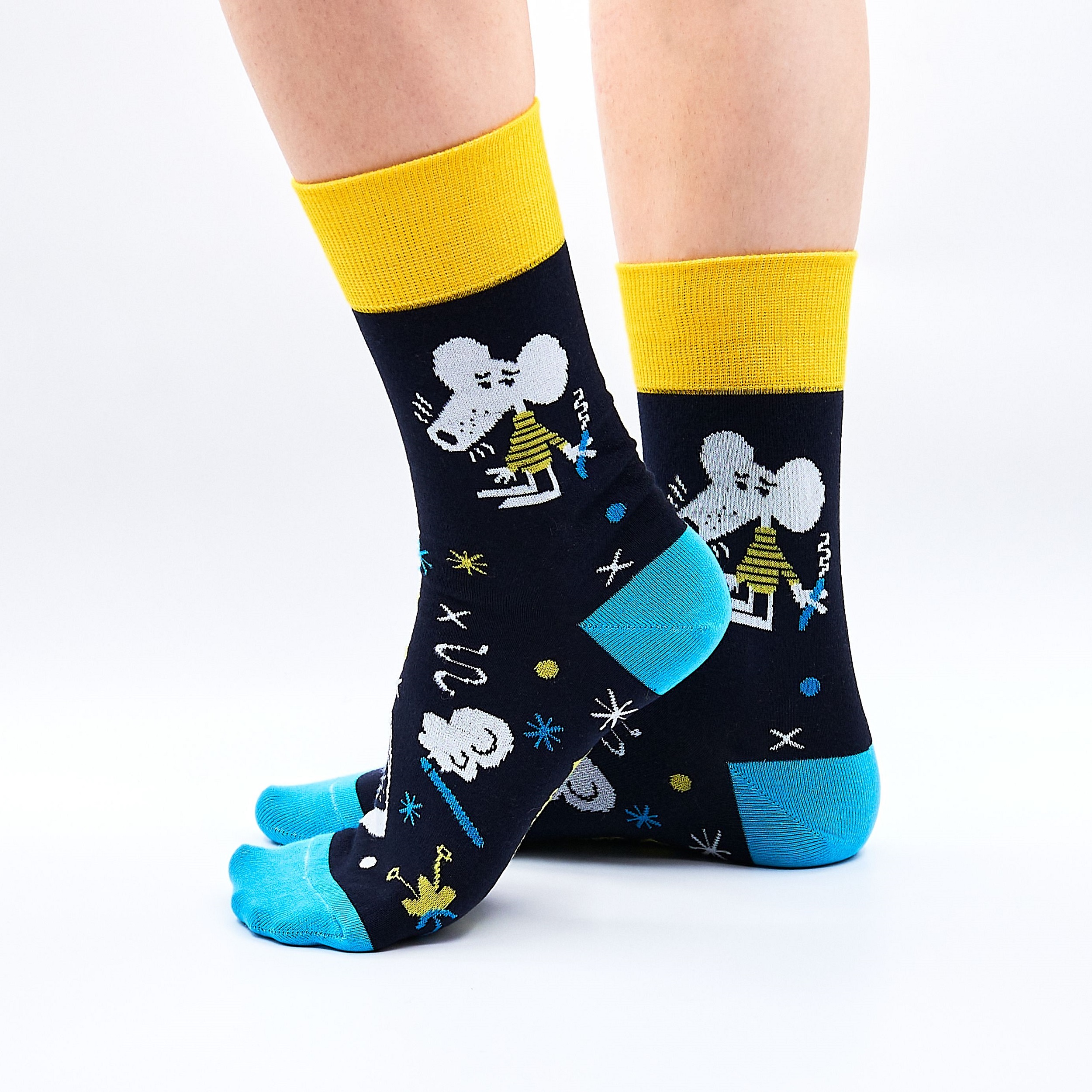 

Носки мужские St. Friday Socks dich-1150-24 черные 42-46, dich-1150-24
