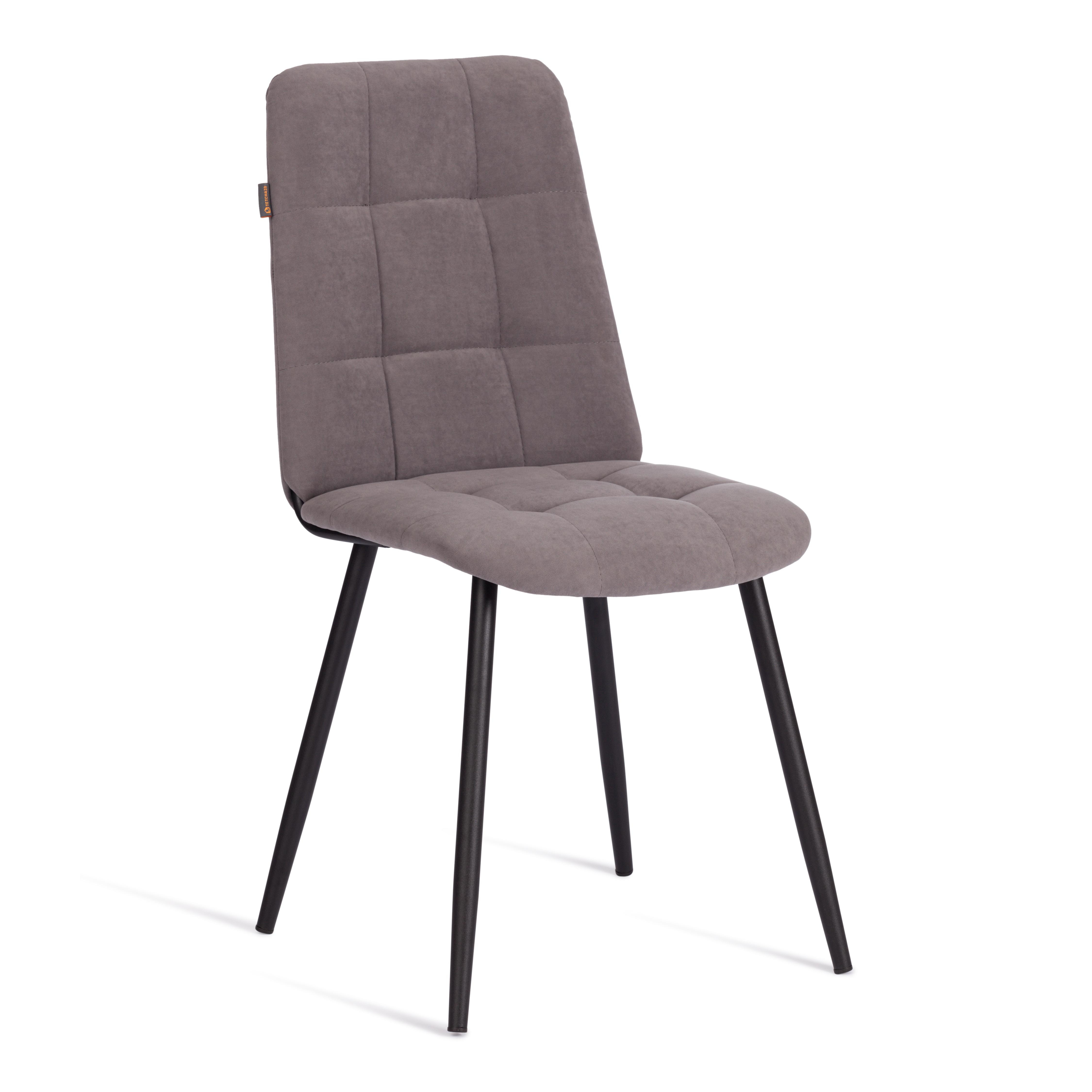

Стул TetChair Asti с мягким сиденьем, флок, серый, Asti