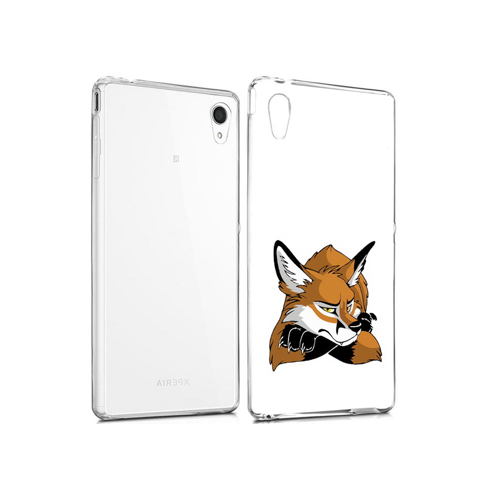 Чехол MyPads Tocco для Sony Xperia M4 Aqua фокс (PT41841.249.660)