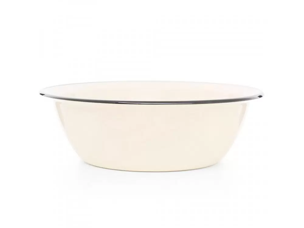 Миска 3,5 л Лысьвенская эмаль С-0313/Жм без рисунка жемчужная
