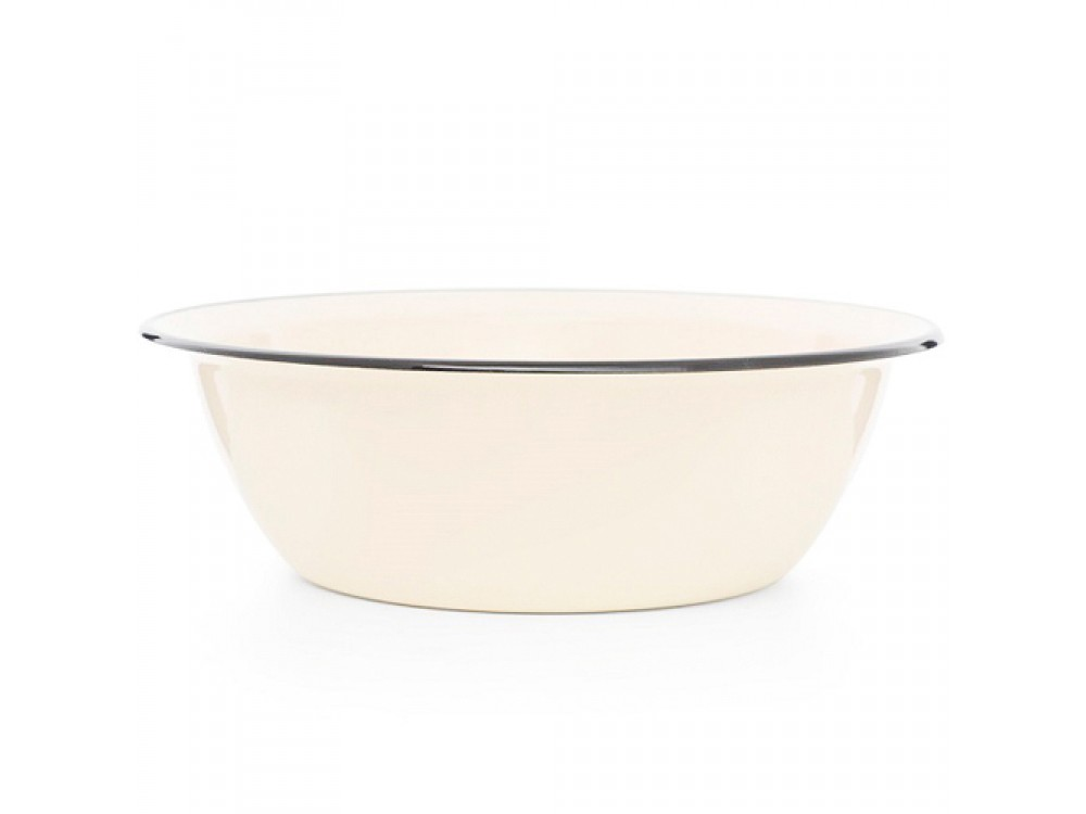 Миска 3,5 л Лысьвенская эмаль С-0313/Жм без рисунка жемчужная