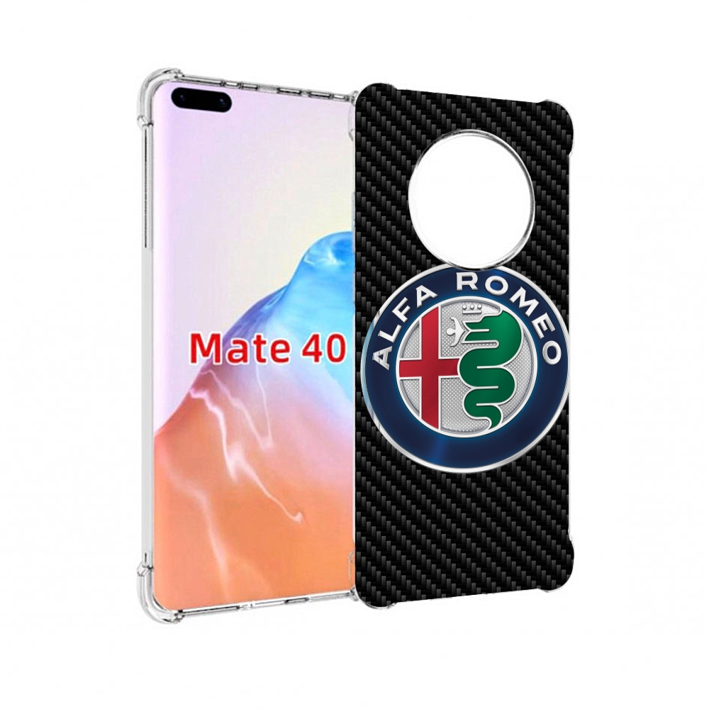 

Чехол MyPads Tocco для Huawei Mate 40 альфа-ромео мужской, Прозрачный, Tocco