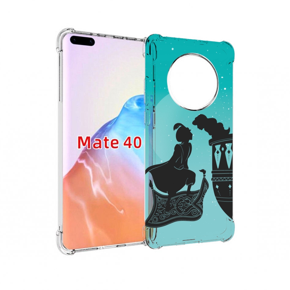 

Чехол MyPads Tocco для Huawei Mate 40 алладин тень, Прозрачный, Tocco
