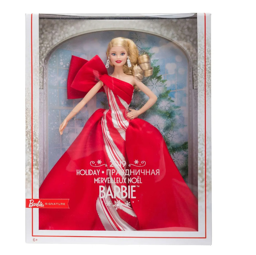 Кукла Barbie 2019 Праздничная Блондинка FXF01