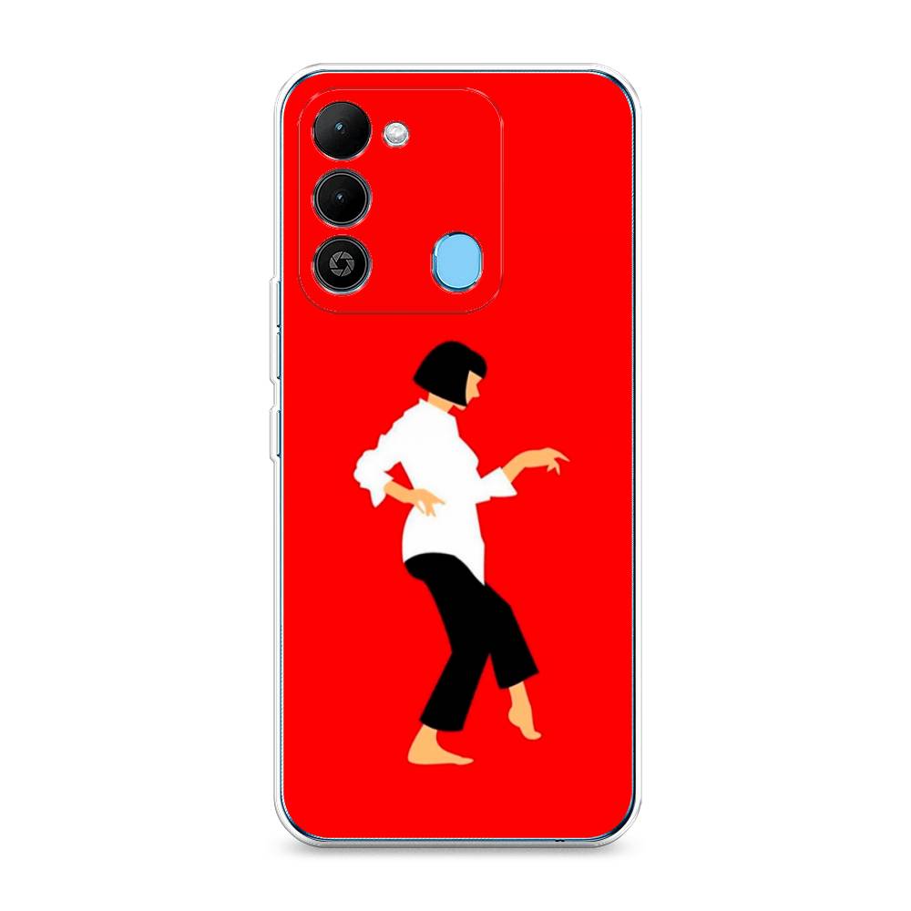 

Чехол Awog на Tecno Spark 9 / Техно Спарк 9 "Криминальное чтиво 1", Красный;белый;черный, 302850-7