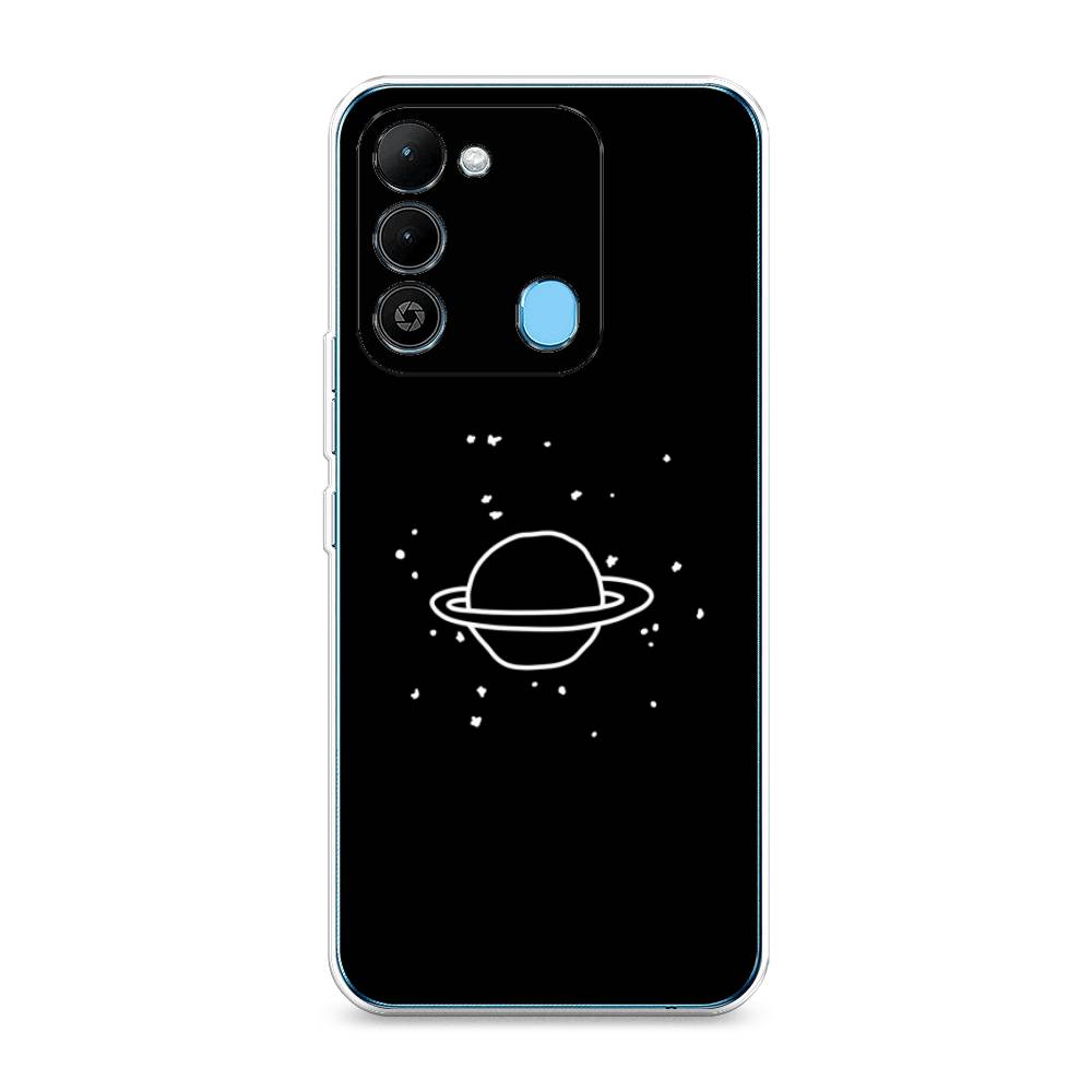 

Чехол Awog на Tecno Spark 9 / Техно Спарк 9 "Дудл Юпитера", Белый;черный, 302850-4