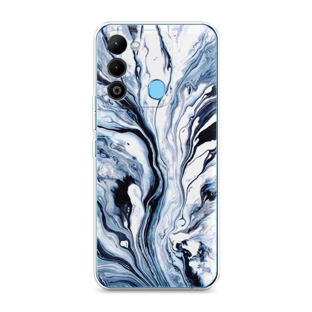 

Чехол Awog на Tecno Spark 9 / Техно Спарк 9 "Голубой минерал мрамор", 302850-3