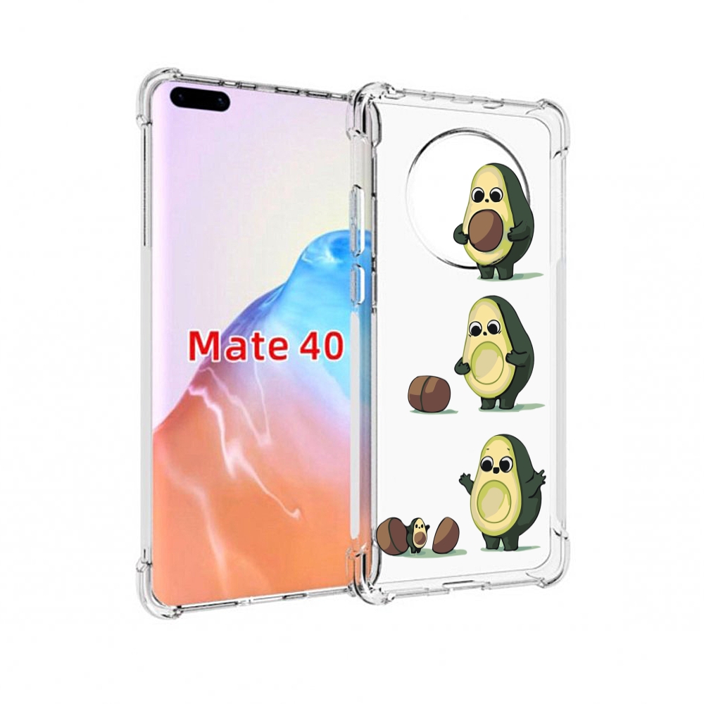 Чехол MyPads Tocco для Huawei Mate 40 авокадо-с-малышом