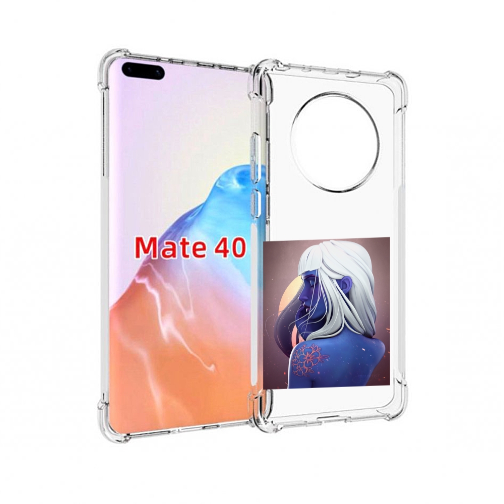 

Чехол MyPads Tocco для Huawei Mate 40 аватар-с-цветком, Прозрачный, Tocco