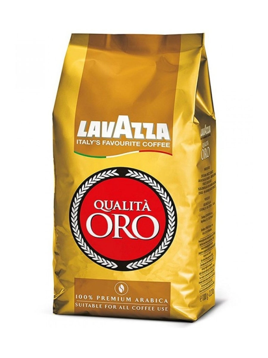 Кофе Lavazza Qualita Oro 1000 гр (зерно) Упаковка 6 шт