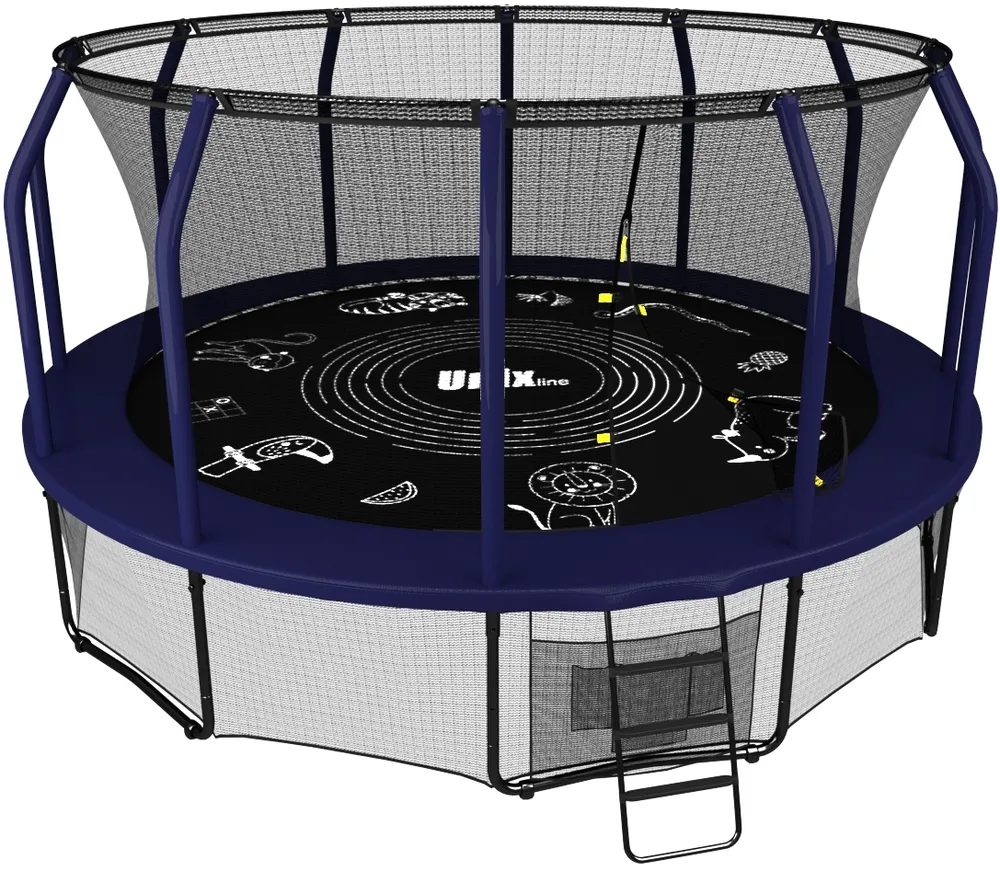 

Батут Unix line SUPREME GAME 14 ft (blue)