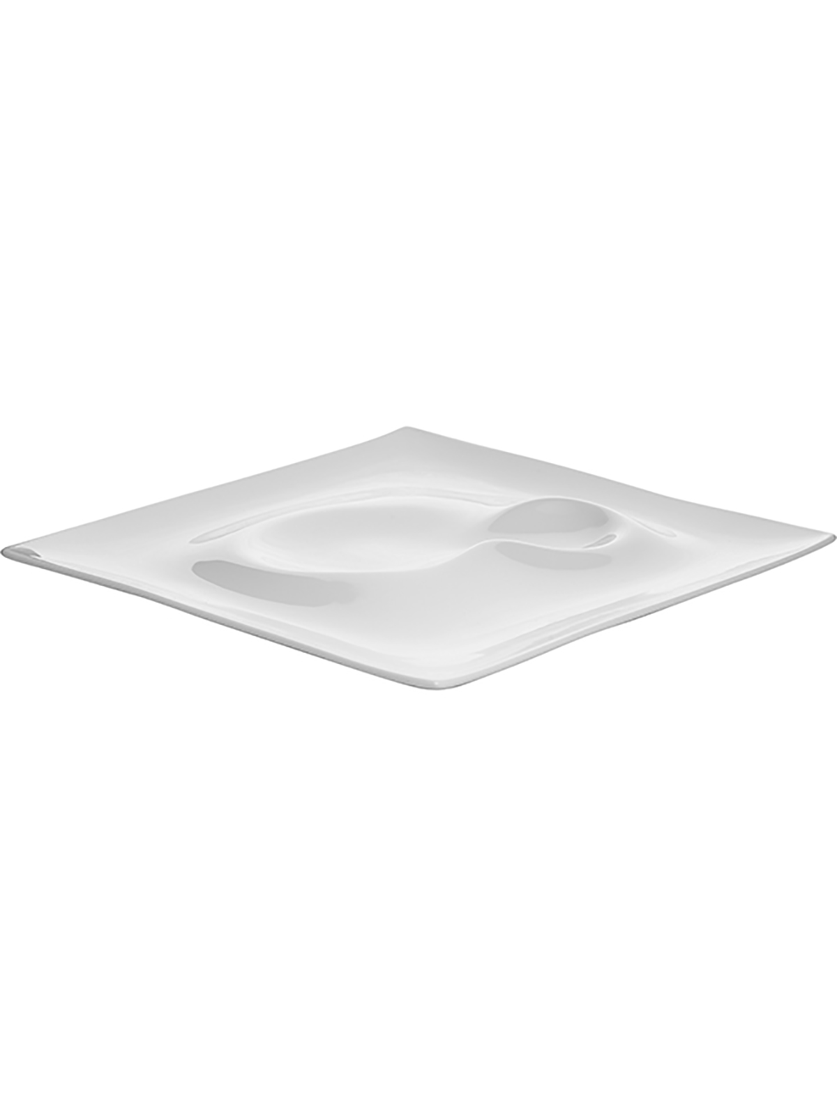 

Блюдо сервировочное квадратное Steelite Crucial Detail фарфоровое 28x28 см белое