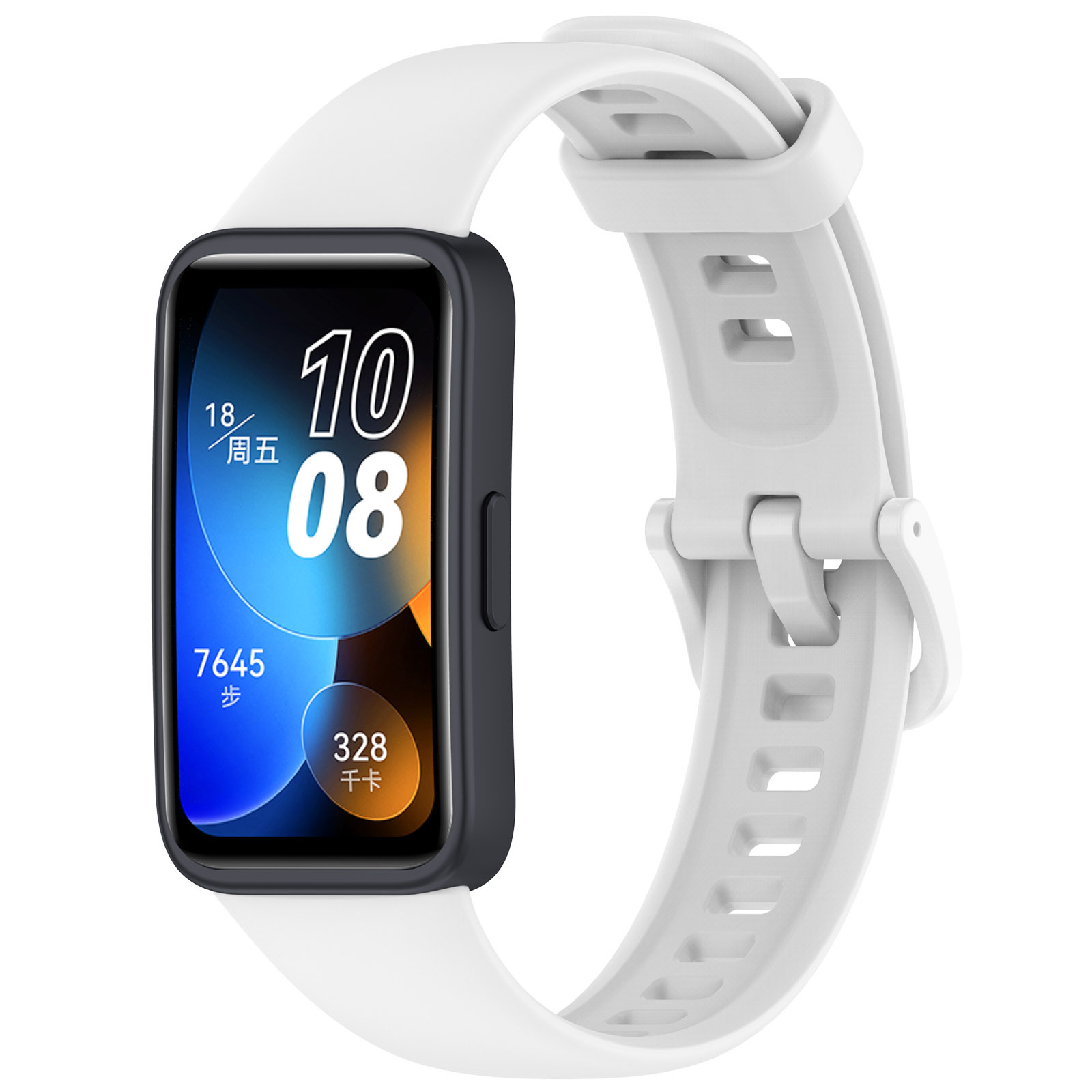 

Силиконовый ремешок для Huawei Band 8/9,белый